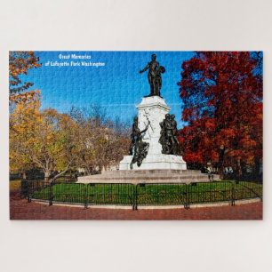 Parque Lafayette Washington DC. Rompecabezas