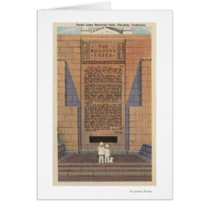 Parque memorial Forest Lawn, el credo del