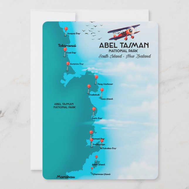 Parque nacional Abel Tasman (Anverso)