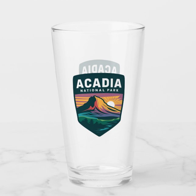 Parque nacional Acadia Ilustracion de la Banda del (Anverso)