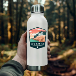 Parque nacional Acadia Maine | Pegatina de corte p