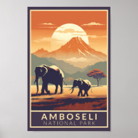 Parque nacional Amboseli Kenia Viaje de arte