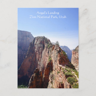 Parque Nacional Angel's Landing Zion, postal Utah