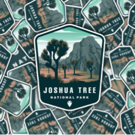 Parque nacional Árbol de Joshua | Pegatina de cort