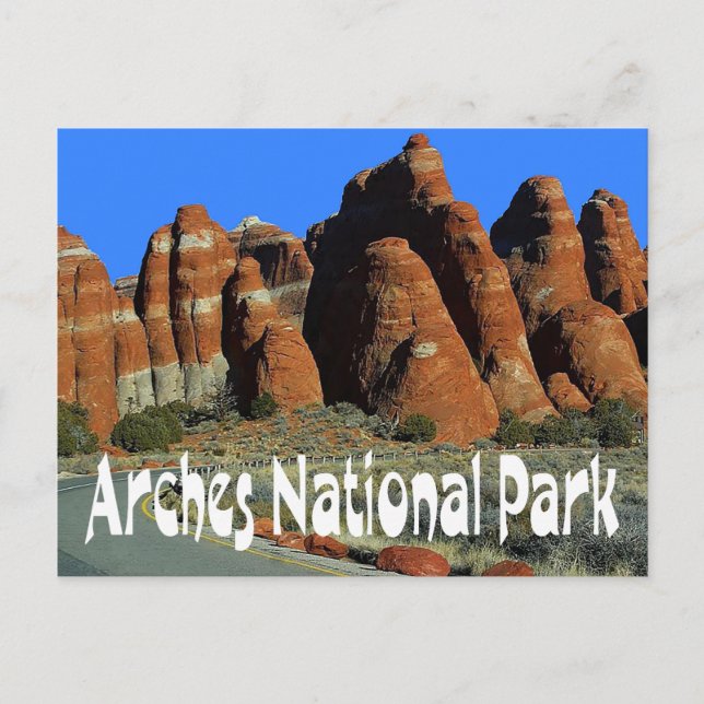 Parque nacional Arches, postal de Utah (Anverso)