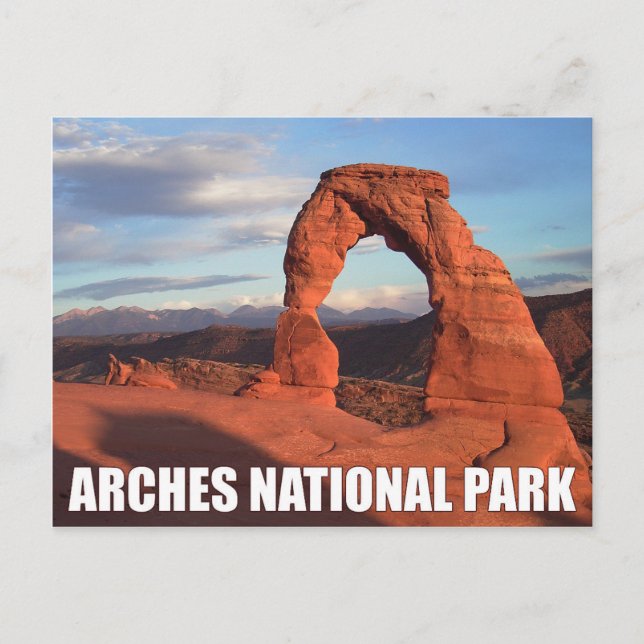 Parque Nacional Arches, Postales Delicadas de Arco (Anverso)