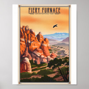 Parque nacional Arches Poster de Arte Litho