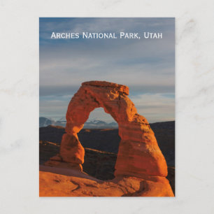 Parque Nacional Arches, Utah, postal de los Estado