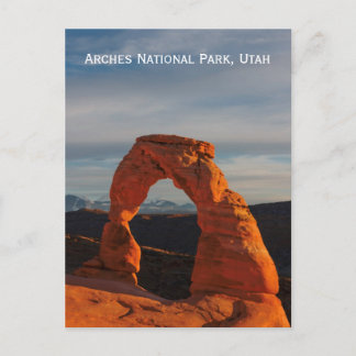 Parque Nacional Arches, Utah, postal de los Estado