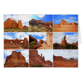 Parque Nacional Arches, Utah, Tarjeta Collage