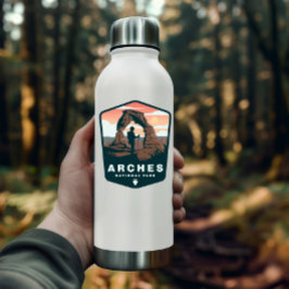 Parque nacional Arches Vintage | Pegatina de corte