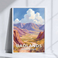 Parque Nacional Badlands Dakota del Sur Arte de Vi