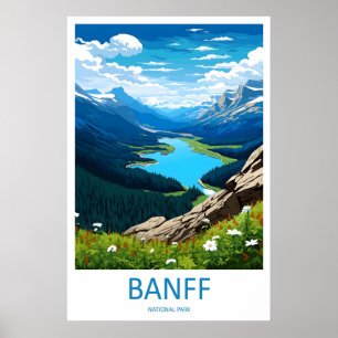 Parque Nacional Banff Arte de Impresión de Viaje B