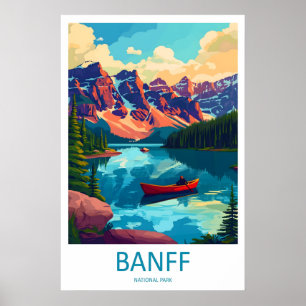 Parque Nacional Banff Arte de Impresión de Viaje B