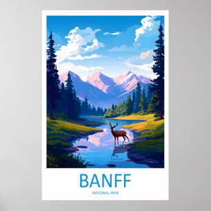 Parque Nacional Banff Arte de Impresión de Viaje B