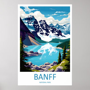 Parque Nacional Banff Arte de Impresión de Viaje B