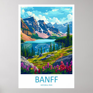 Parque Nacional Banff Arte de Impresión de Viaje B