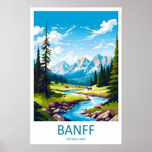 Parque Nacional Banff Arte de Impresión de Viaje B