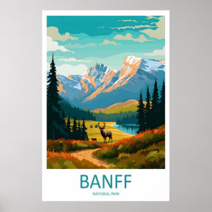 Parque Nacional Banff Arte de Impresión de Viaje B