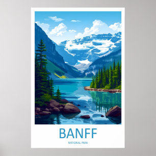 Parque Nacional Banff Arte de Impresión de Viaje B