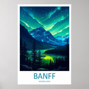 Parque Nacional Banff Arte de Impresión de Viaje B