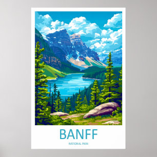 Parque Nacional Banff Arte de Impresión de Viaje B