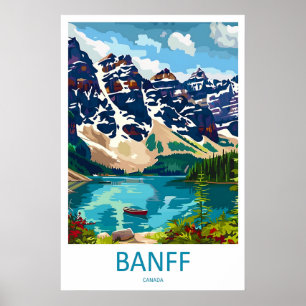 Parque Nacional Banff Arte de Impresión de Viaje B