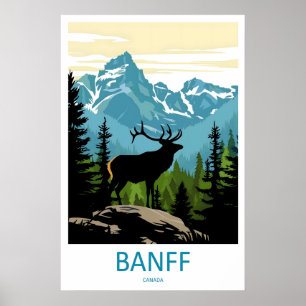Parque Nacional Banff Arte de Impresión de Viaje B