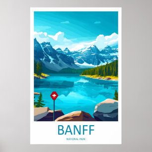 Parque Nacional Banff Arte de Impresión de Viaje B
