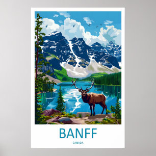Parque Nacional Banff Arte de Impresión de Viaje B
