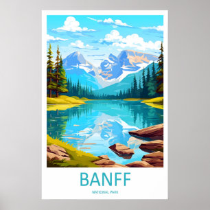 Parque Nacional Banff Arte de Impresión de Viaje B