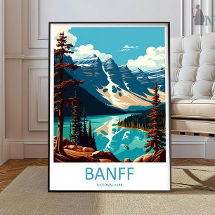 Parque Nacional Banff Arte de Pared de Viaje Impre