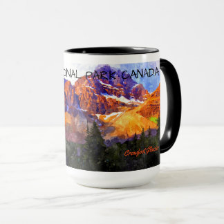 Parque Nacional Banff Canadá Glaciar Crowfoot Taza