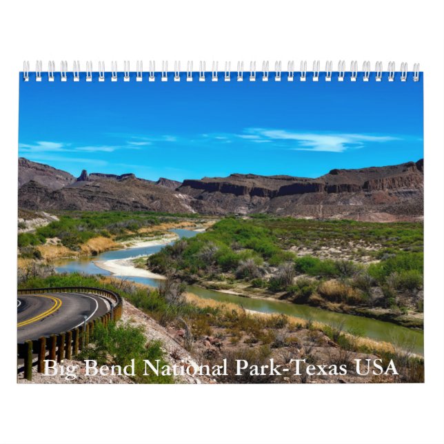Parque nacional Big Bend - Calendario de Estados U (Tapa)