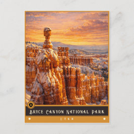 Parque Nacional Bryce Canyon | Tarjeta Postal Anti
