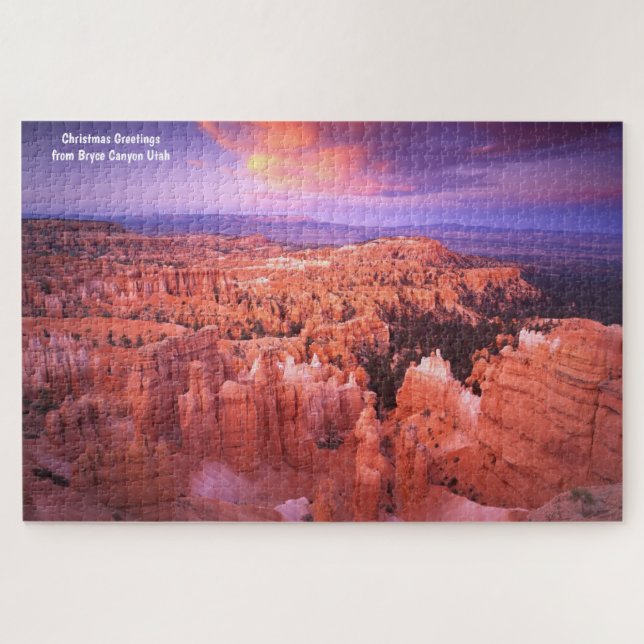 Parque Nacional Bryce Canyon Utah. Rompecabezas (Horizontal)