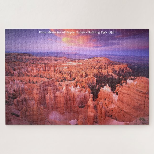 Parque Nacional Bryce Canyon Utah. Rompecabezas (Horizontal)