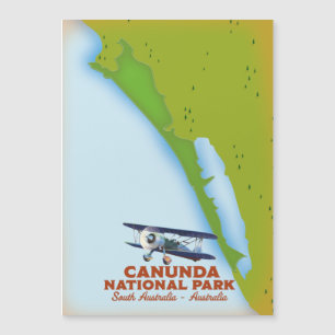parque nacional Canunda mapa de Australia del Sur