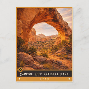 Parque Nacional Capitol Reef Utah Tarjeta Postal