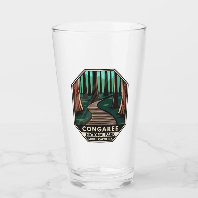 Parque nacional Congaree Retro Emblem (Anverso)