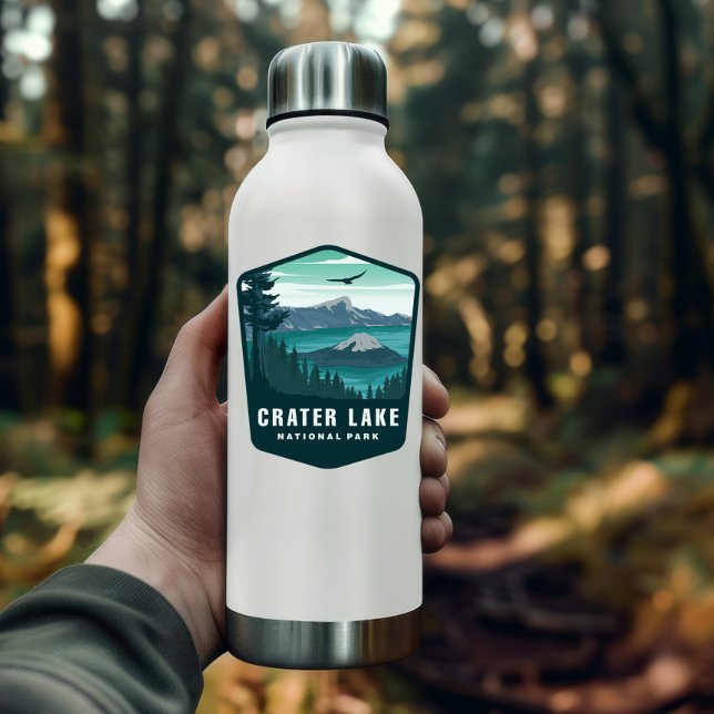 Parque nacional Crater Lake | Pegatina de corte po (Crater Lake National Park Sticker)