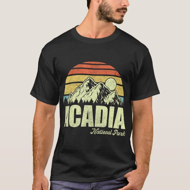 Parque nacional de Acadia Camisetas de la montaña  (Anverso)