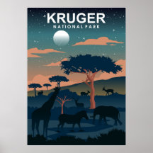 Parque nacional de Kruger Arte de Viaje Mínimo