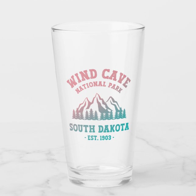 Parque nacional de las Cuevas del Viento en Dakota (Anverso)