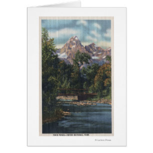 Parque nacional de Teton, WY - opinión gemela de