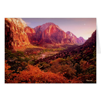 Parque nacional de Zion en otoño