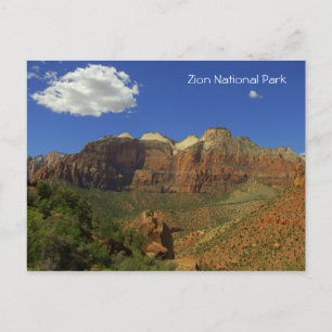 Parque nacional de Zion, postal de Utah