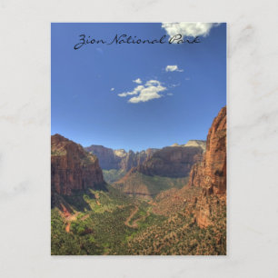 Parque Nacional de Zion, postal UT