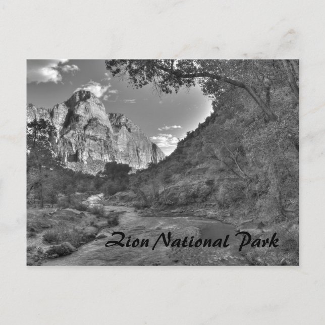 Parque Nacional de Zion, postal UT (Anverso)