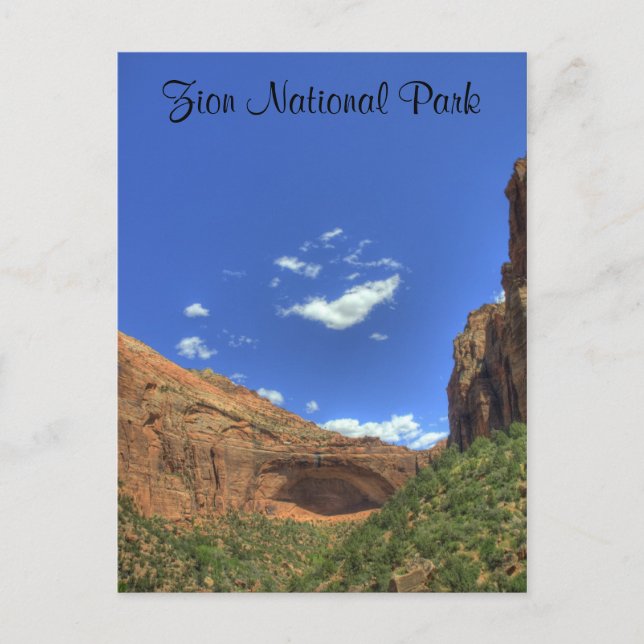 Parque Nacional de Zion, postal UT (Anverso)